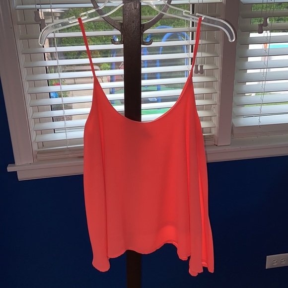 Love Culture Tops - Neon orange tank top